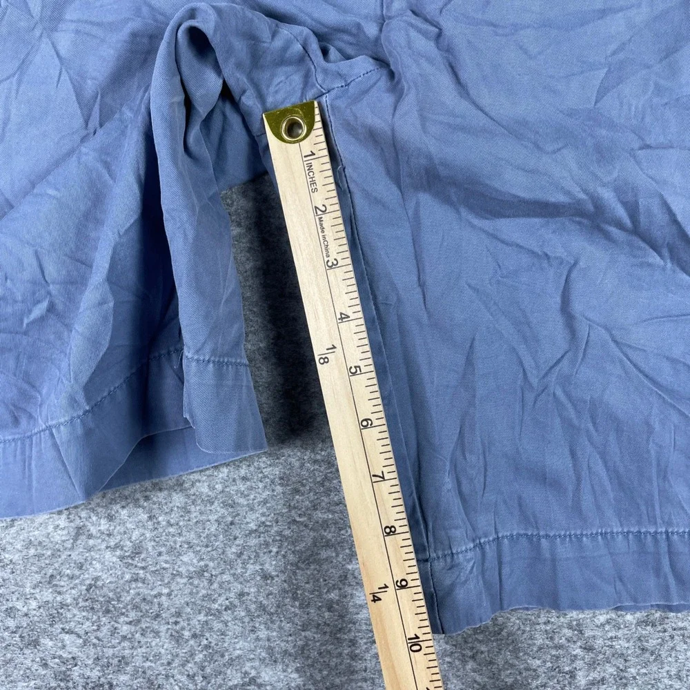 Polo Ralph Lauren Shorts Mens 34 (Fits 34x9) Blue Chino Flat Front Preppy 90s